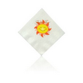 Almost Linen Beverage Napkin - White